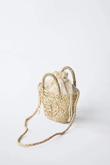 FLORAL CROSSBODY BAG - Sand Brown by Zara - Image 2