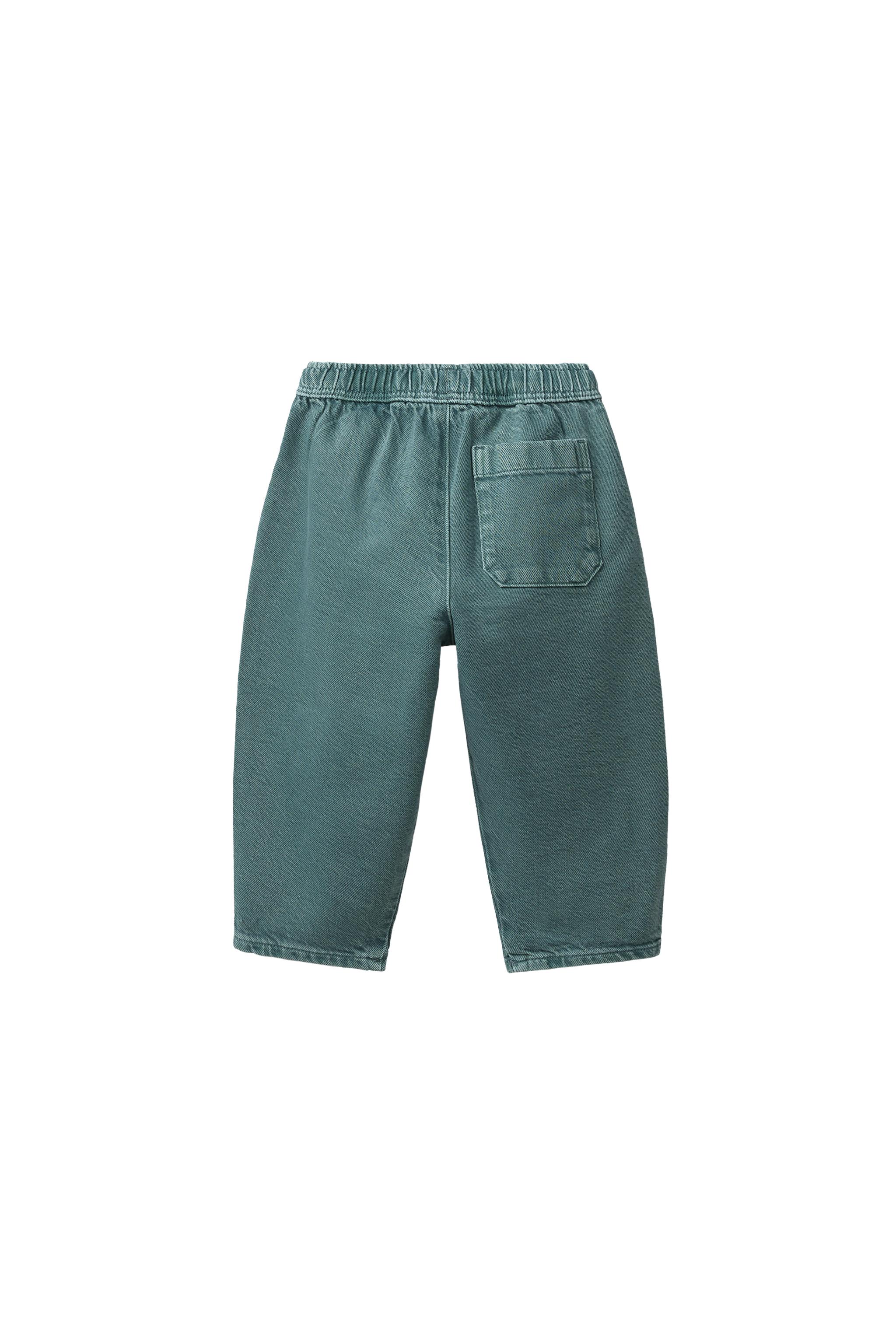 BAGGY TWILL PANTS - taupe brown | ZARA United States