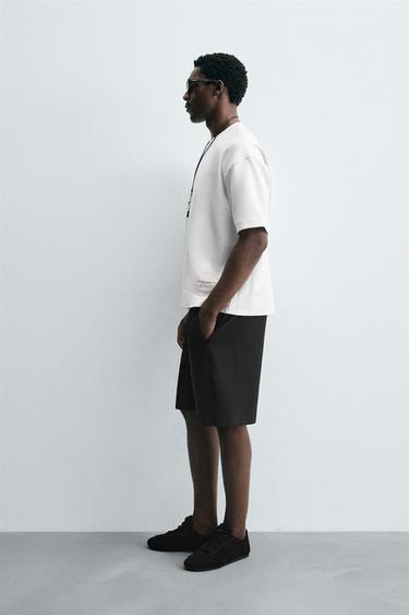 INTERLOCK LABEL SWEATSHIRT - White by Zara - Image 3