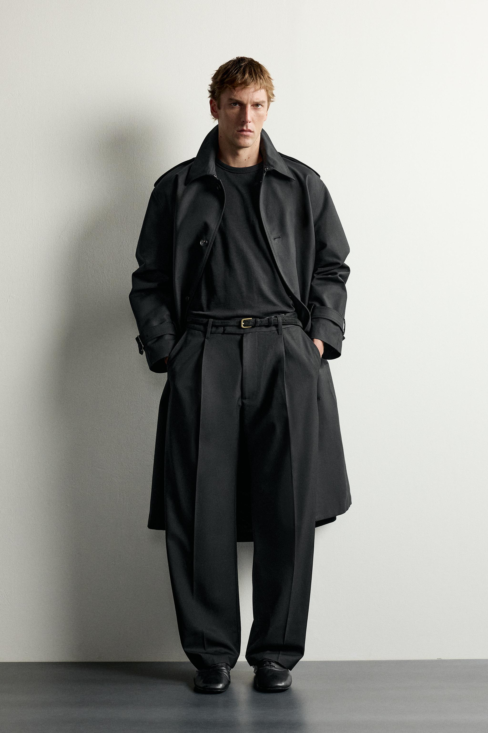 リラックスフィットプリーツパンツ - ブラック | ZARA Japan / 日本