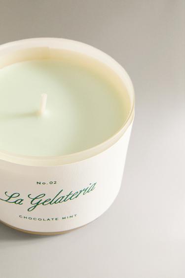 (150 G) BOUGIE PARFUMÉE CHOCOLAT MINT - marron-vison de Zara - Image 2