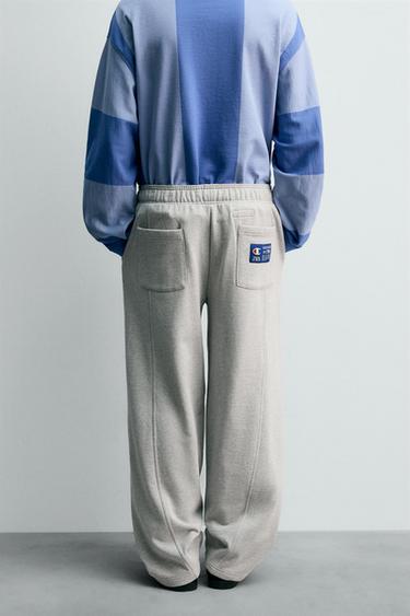 PANTALON JOGGER COUPE LARGE CHAMPION ® X ZARA - Gris chiné de Zara - Image 2