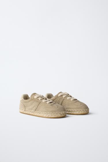 JUTE TRAINERS - Sand Brown by Zara - Image 1