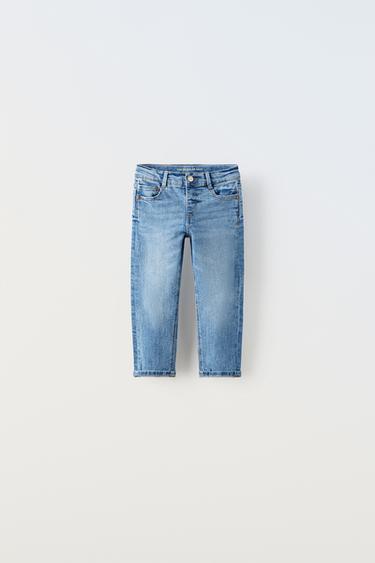 REGULAR FIT JEANS - Mid-blue by Zara