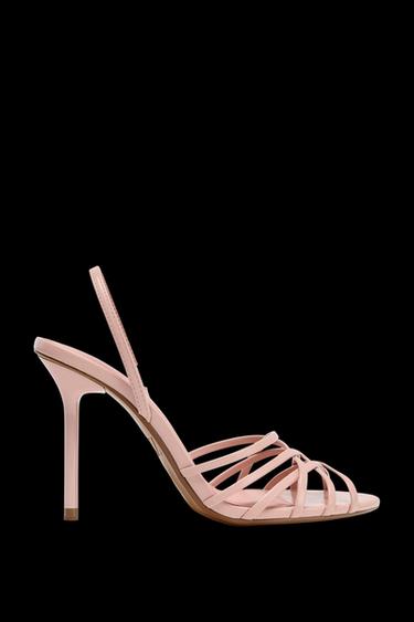 STRAPPY SANDALS - Pink by Zara - Image 0