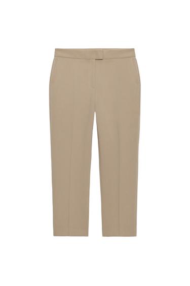 PANTALÓN TIRO ALTO - Camel claro de Zara