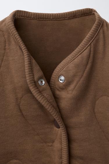 VESTE MOLLETON CŒURS Marron ZARA France - Main Image