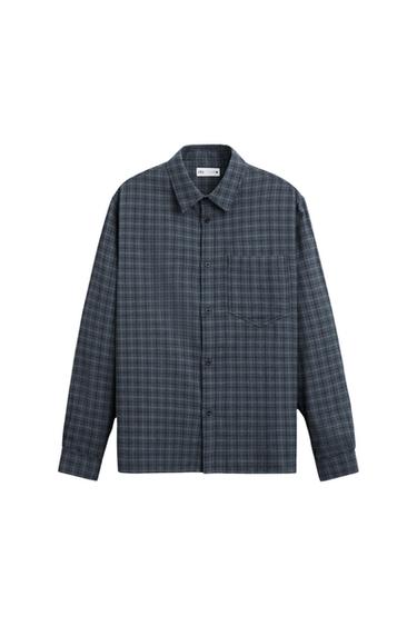 CROPPED CHECK SHIRT