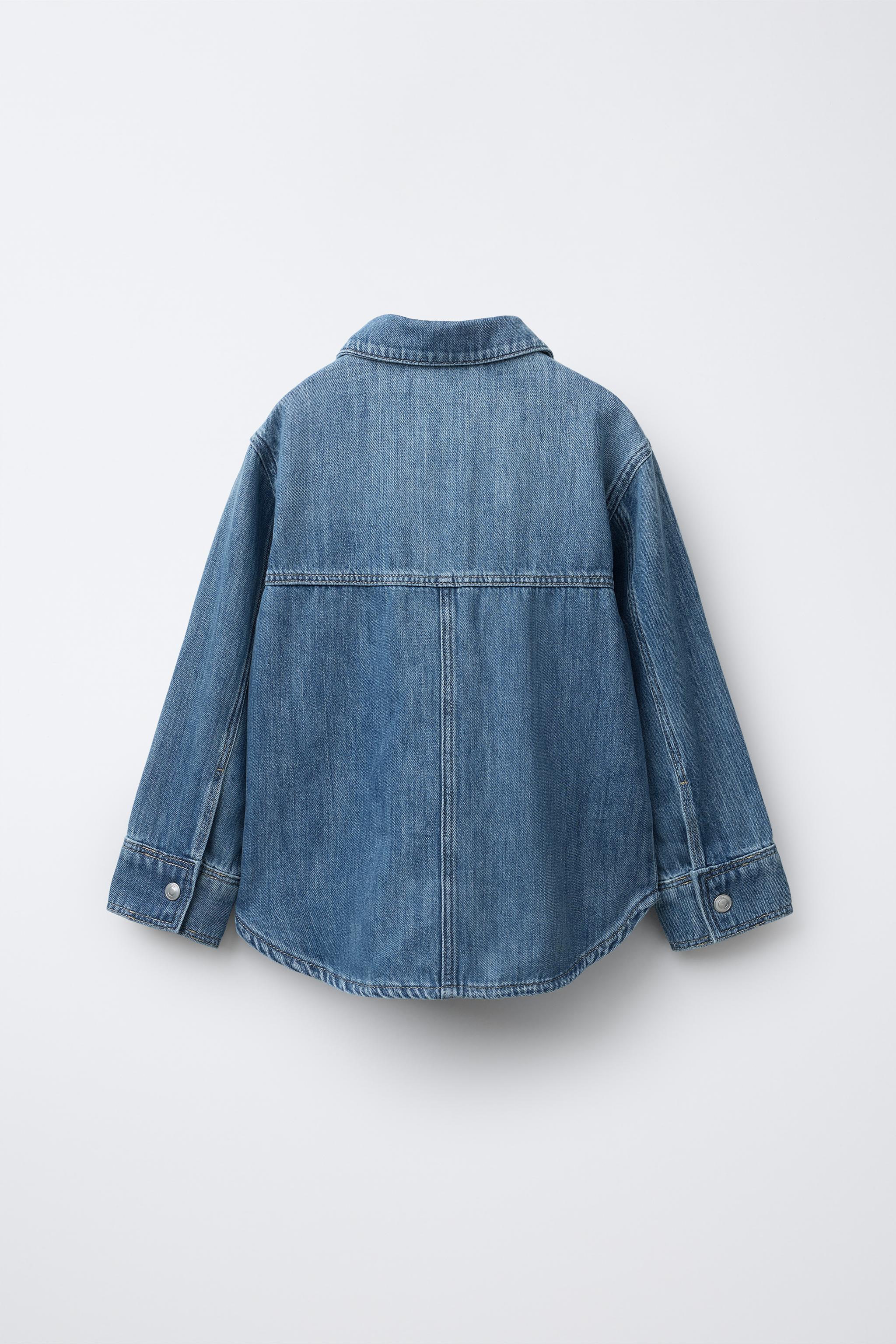 DENIM OVERSHIRT - Blue | ZARA United States