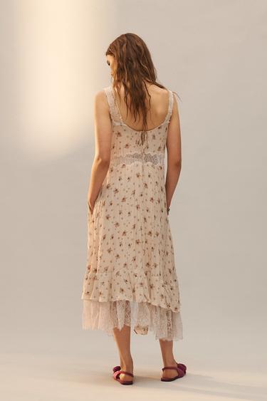 LIMITED EDITION PRINTED LACE DRESS - Printed by Zara - Image 2