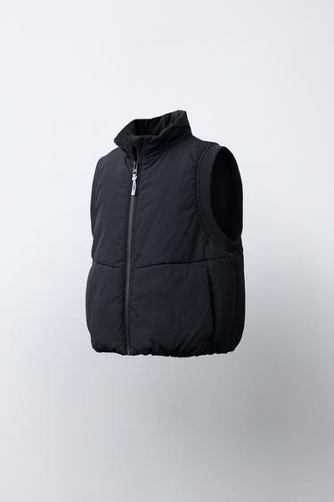 GILET MATELASSÉ - Bleu marine de Zara - Image 1