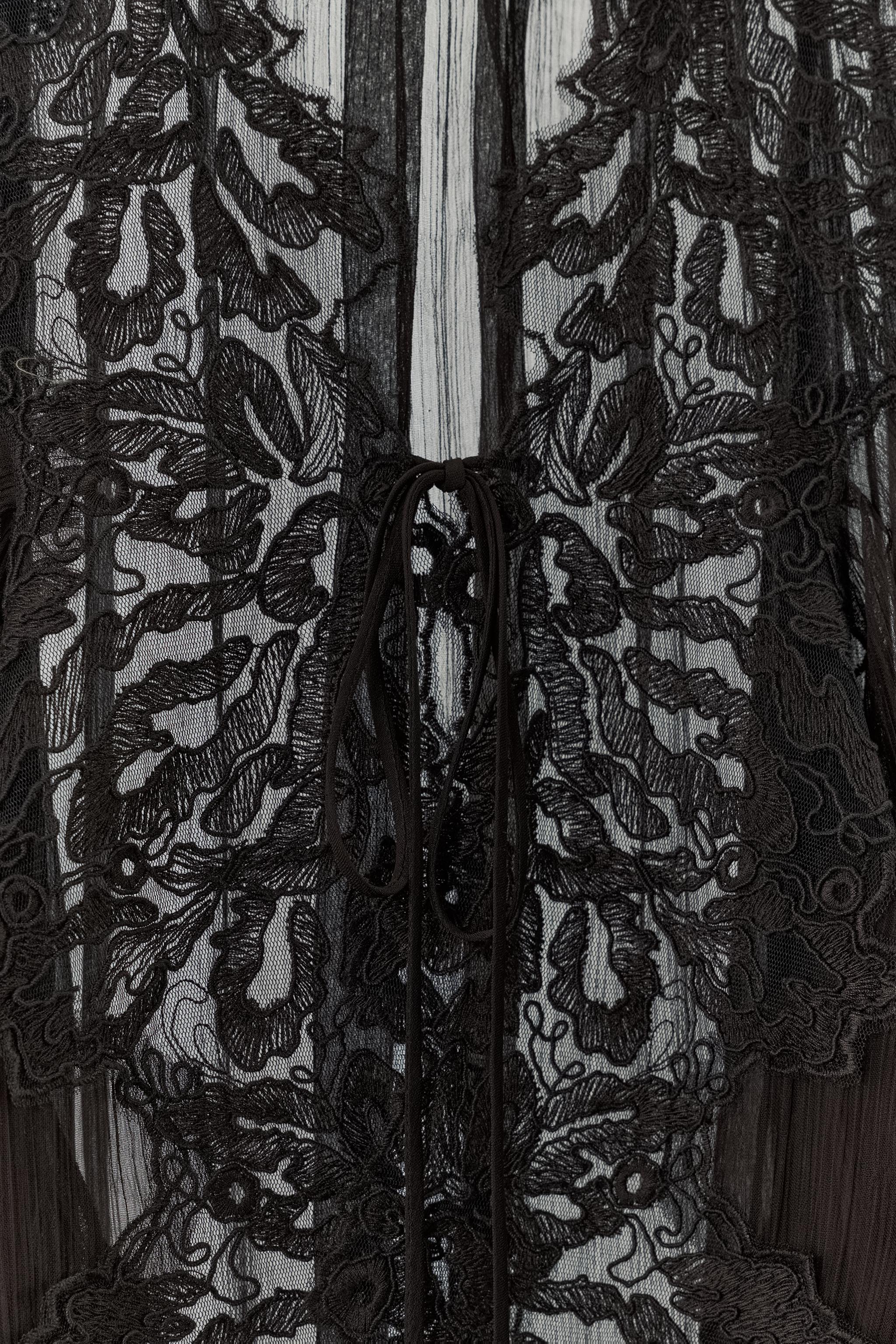 GEORGETTE LACE BLOUSE