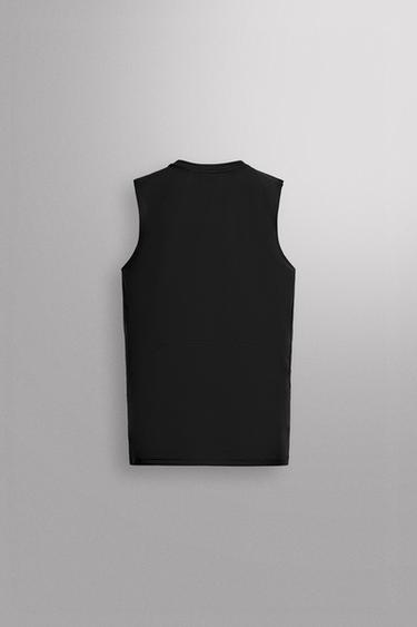 T-SHIRT TANK COMPRESSION - Noir de Zara - Image 6