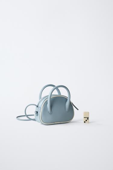 SAC BANDOULIÈRE MINI LISERÉ - Bleu de Zara - Image 5