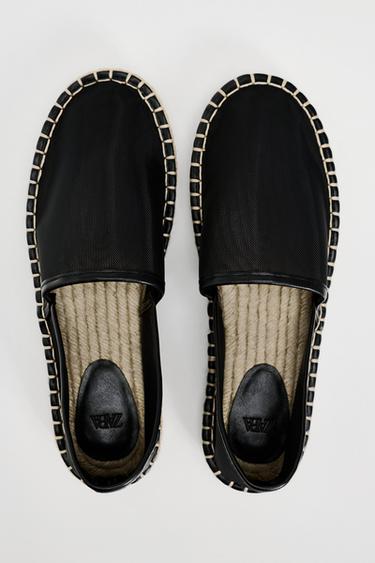 ESPADRILLE MESH - Noir de Zara