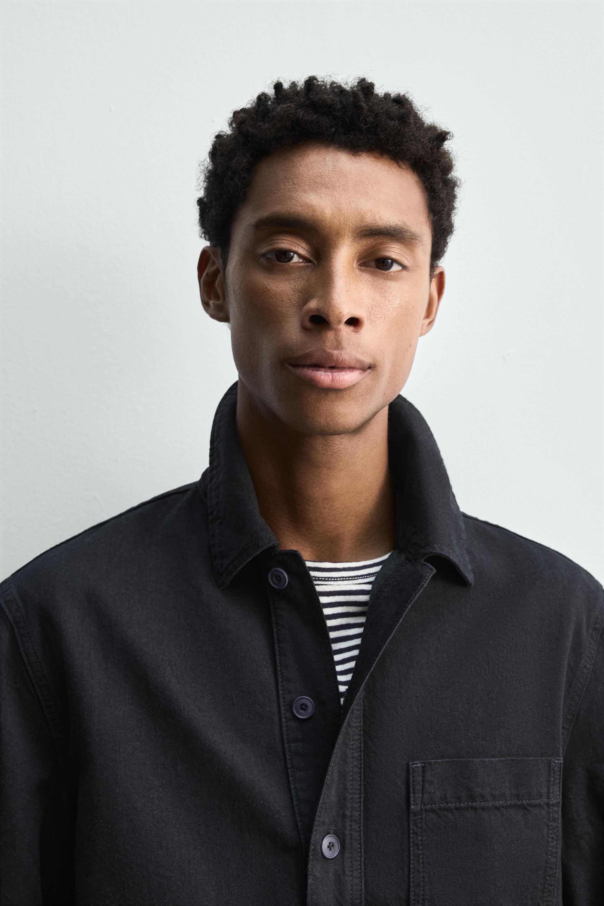 DENIM POLO SHIRT