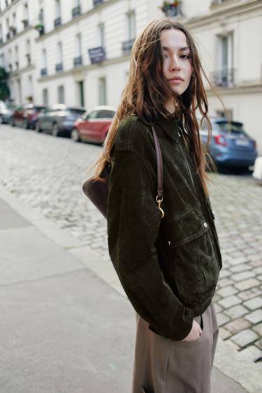 SAC PORTÉ ÉPAULE ALLONGÉ - Chocolat de Zara - Image 1
