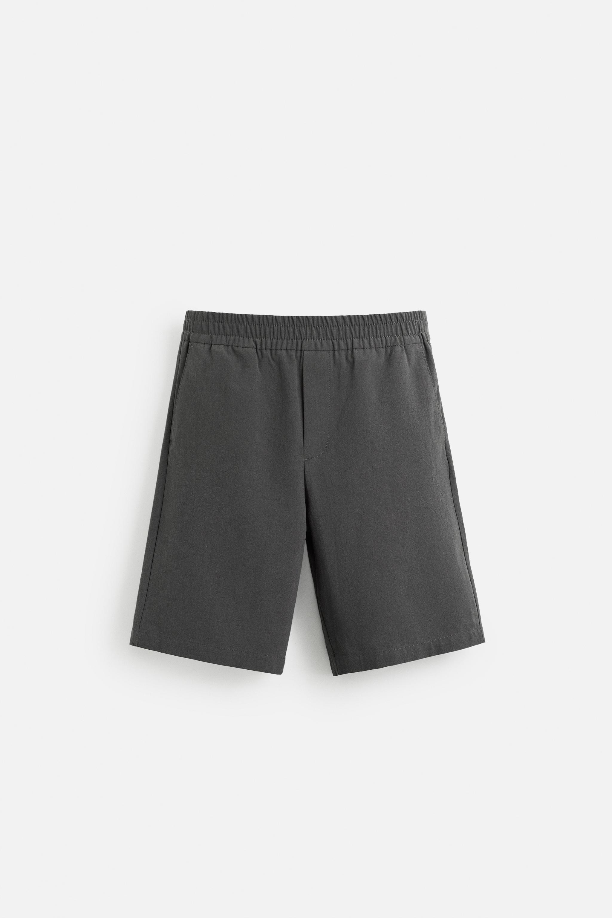 BERMUDA COUPE DÉCONTRACTÉE EN COTON