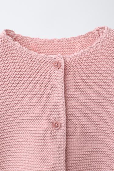 WAVY LINKS KNIT CARDIGAN - Mid-pink by Zara - Image 2