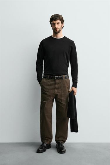 JERSEY ESTRUCTURA SOFT - Negro de Zara - Imagen 0