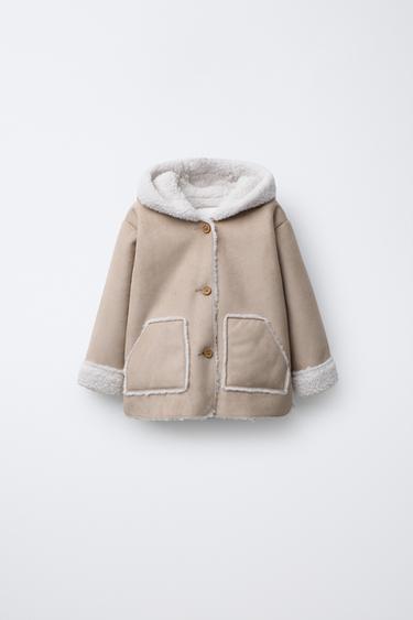 REVERSIBLE HOODED JACKET - Beige by Zara - Image 0