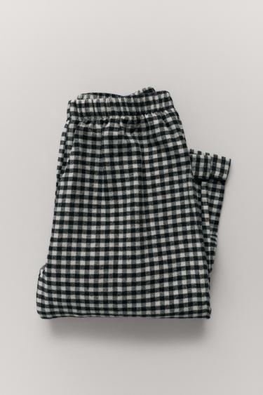 AGES 3-14 / GINGHAM PYJAMAS - 333 by Zara