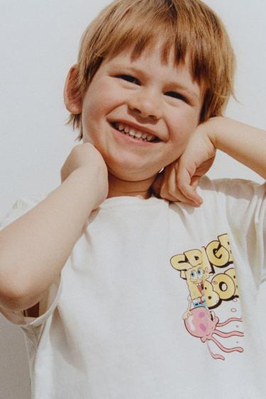 SPONGEBOB SQUAREPANTS © NICKELODEON T-SHIRT - White by Zara