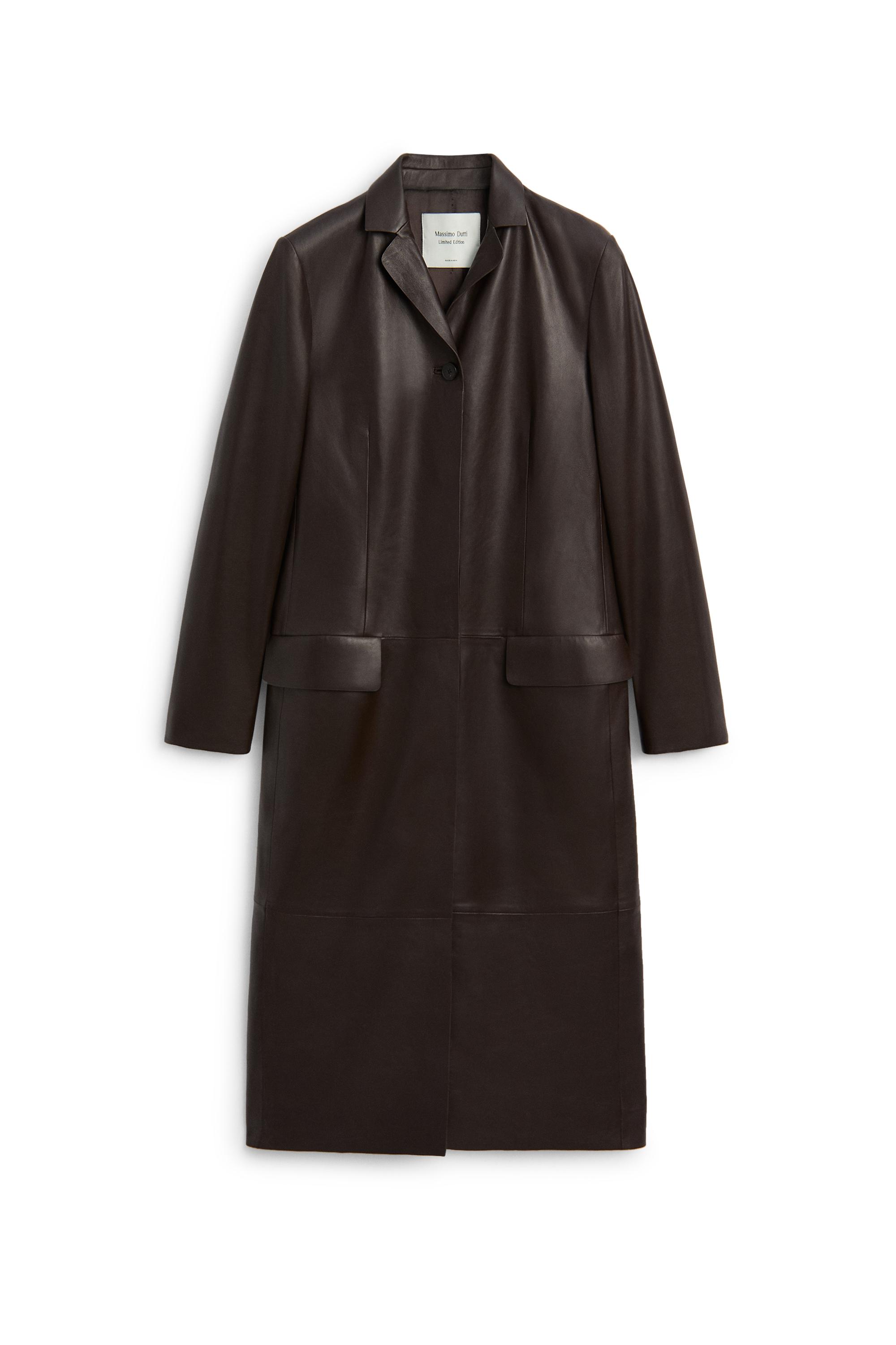 Long fitted leather coat - LIMITED EDITION