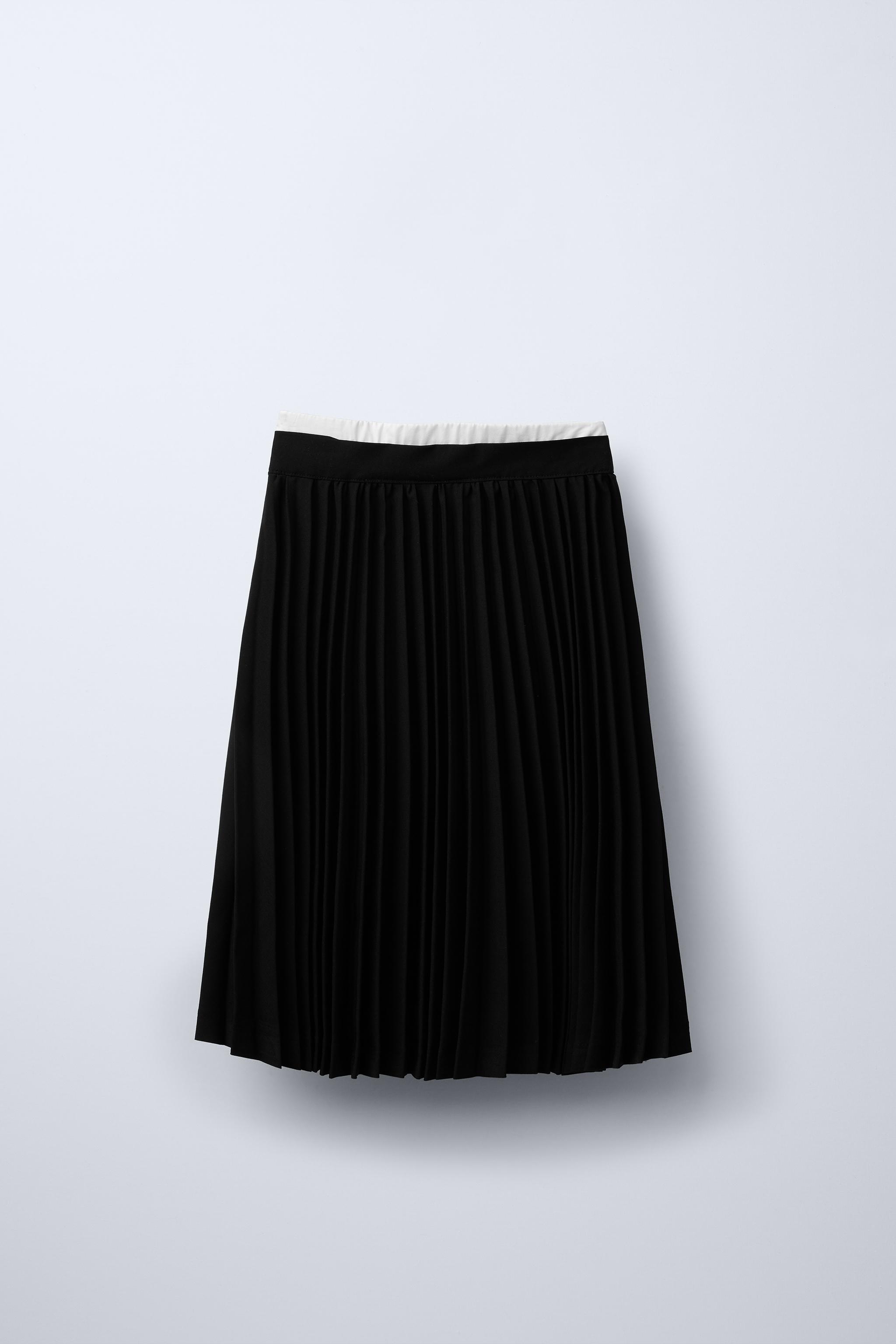 ワンピース PAROSH Women Mid Skirts GRADIENT D730624 013 236895 Black Ryder Skort - Before Dawn - PAIGE