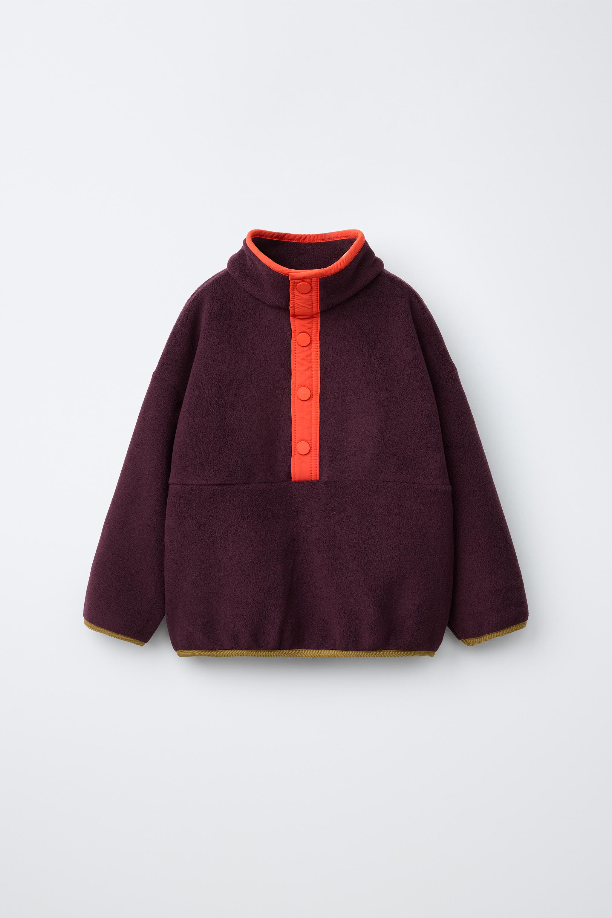SUDADERA FORRO POLAR COLORBLOCK