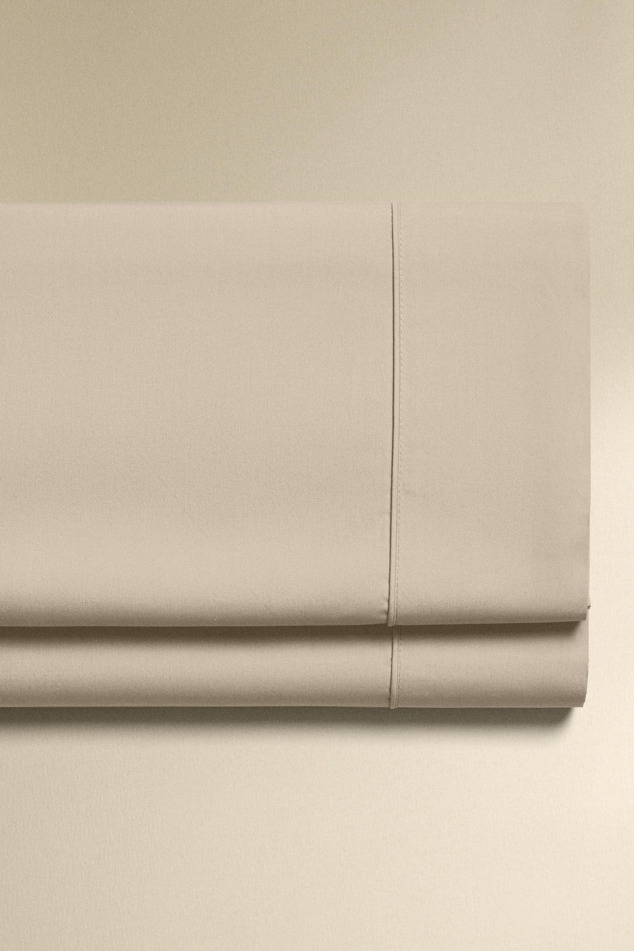PERCALE COTTON FLAT SHEET (300 THREAD COUNT)