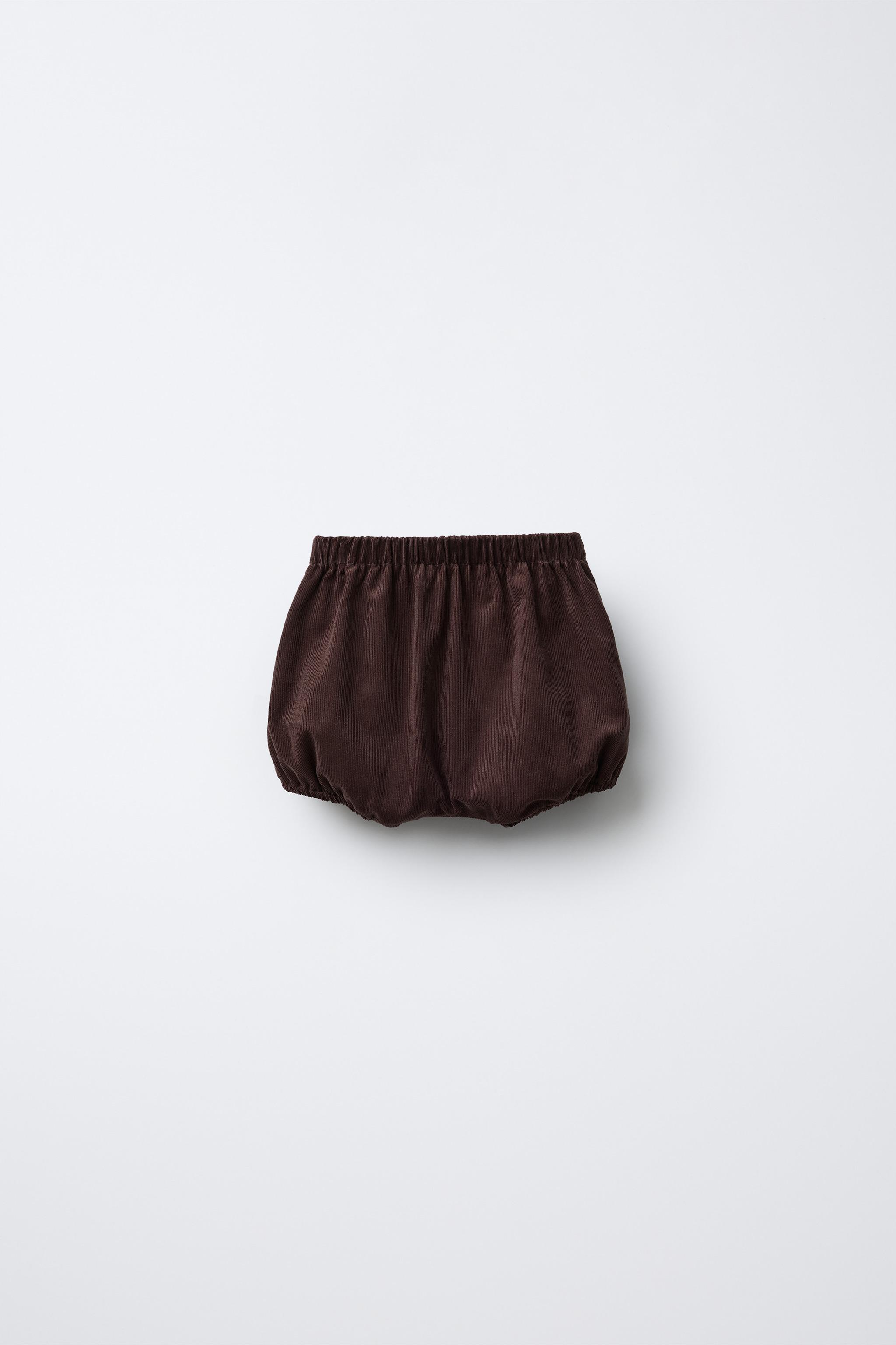 LINED FINE-WALED CORDUROY BLOOMERS
