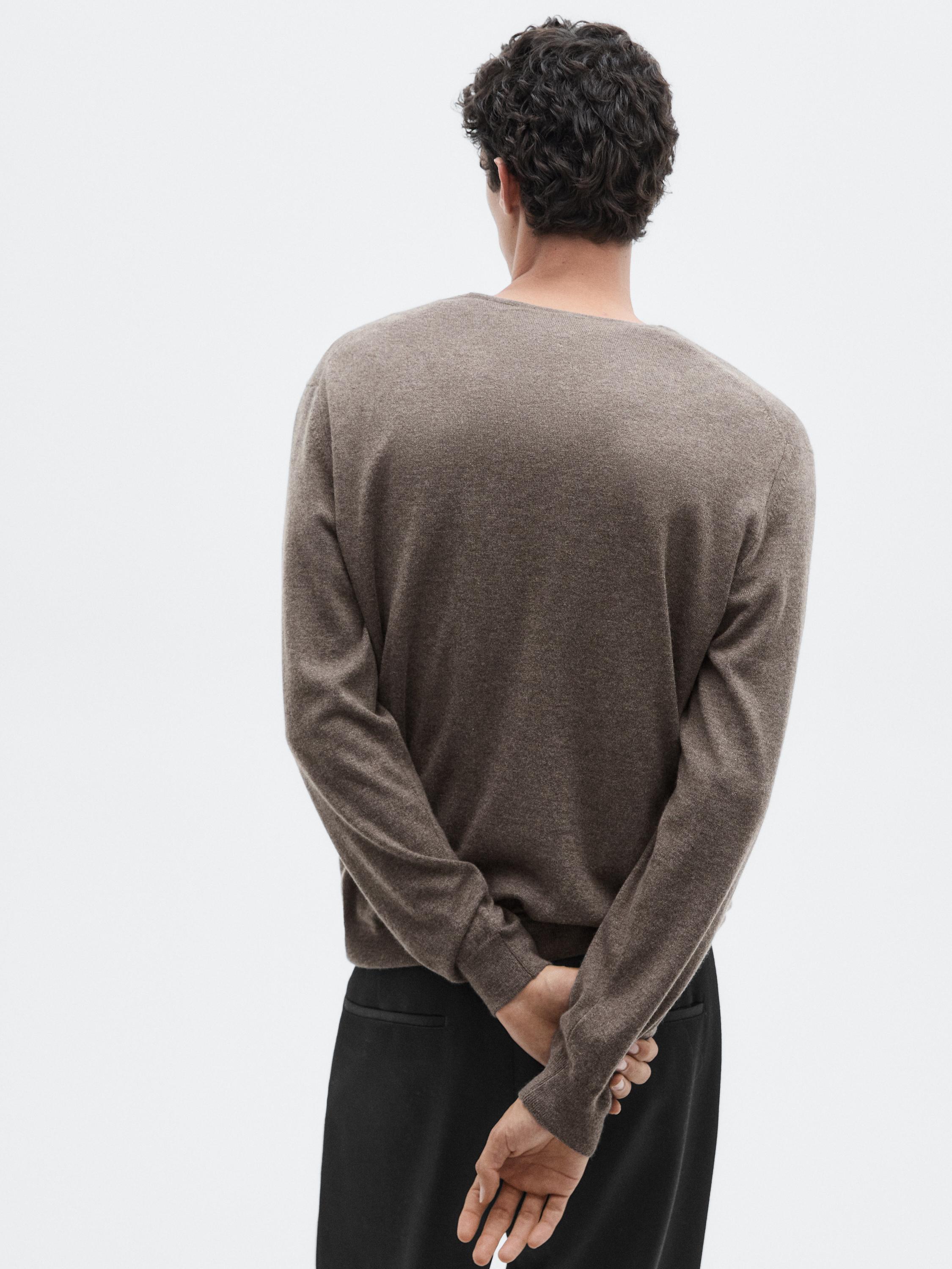 Pull en maille 100 % cachemire à col rond - LIMITED