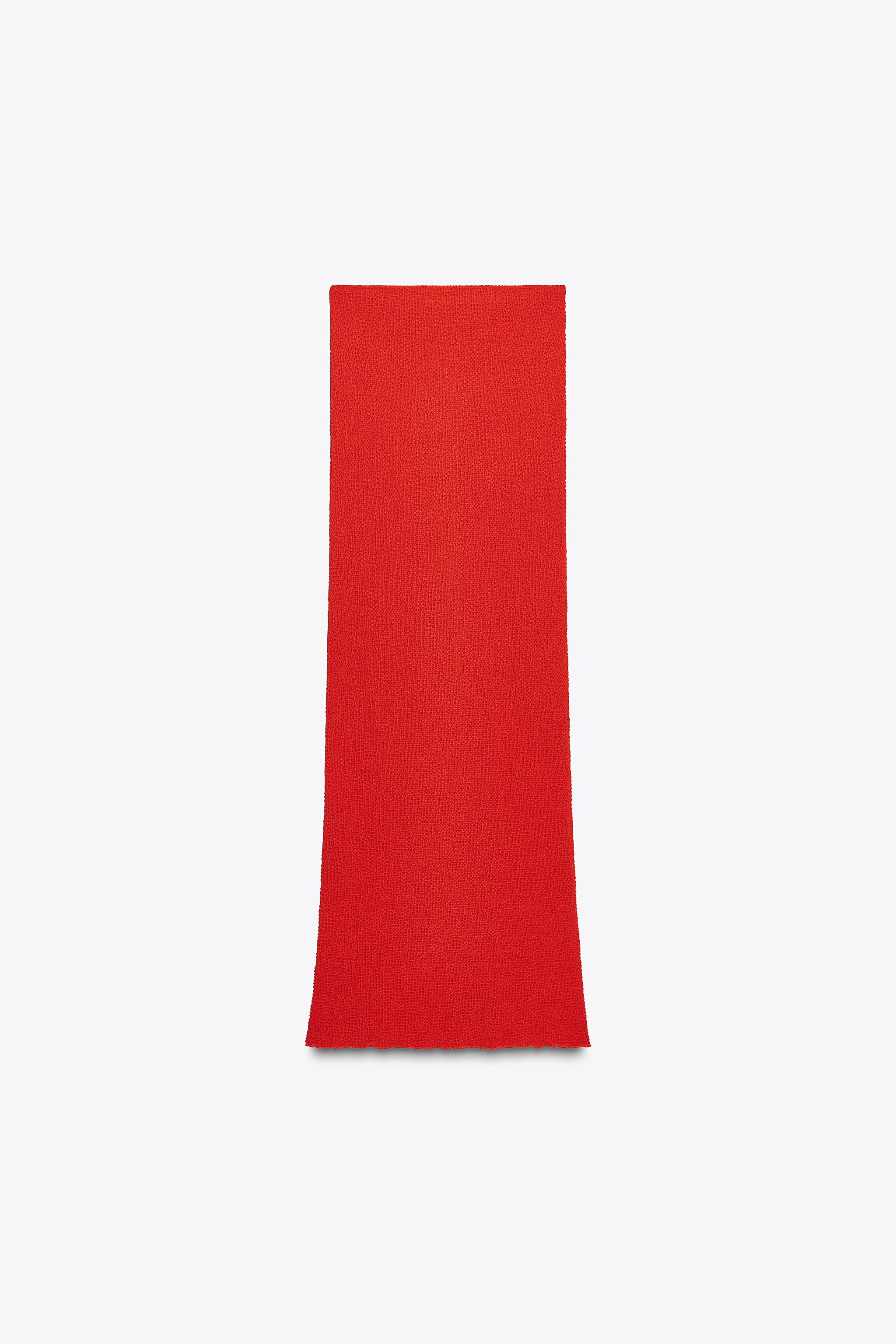 TEXTURED LONG SKIRT
