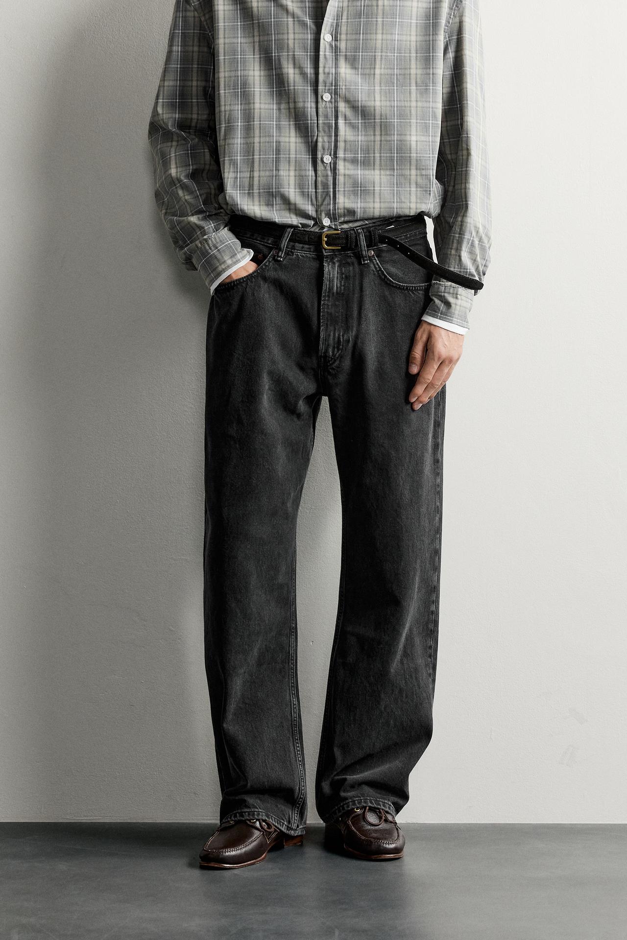 LOOSE FIT JEANS — Black