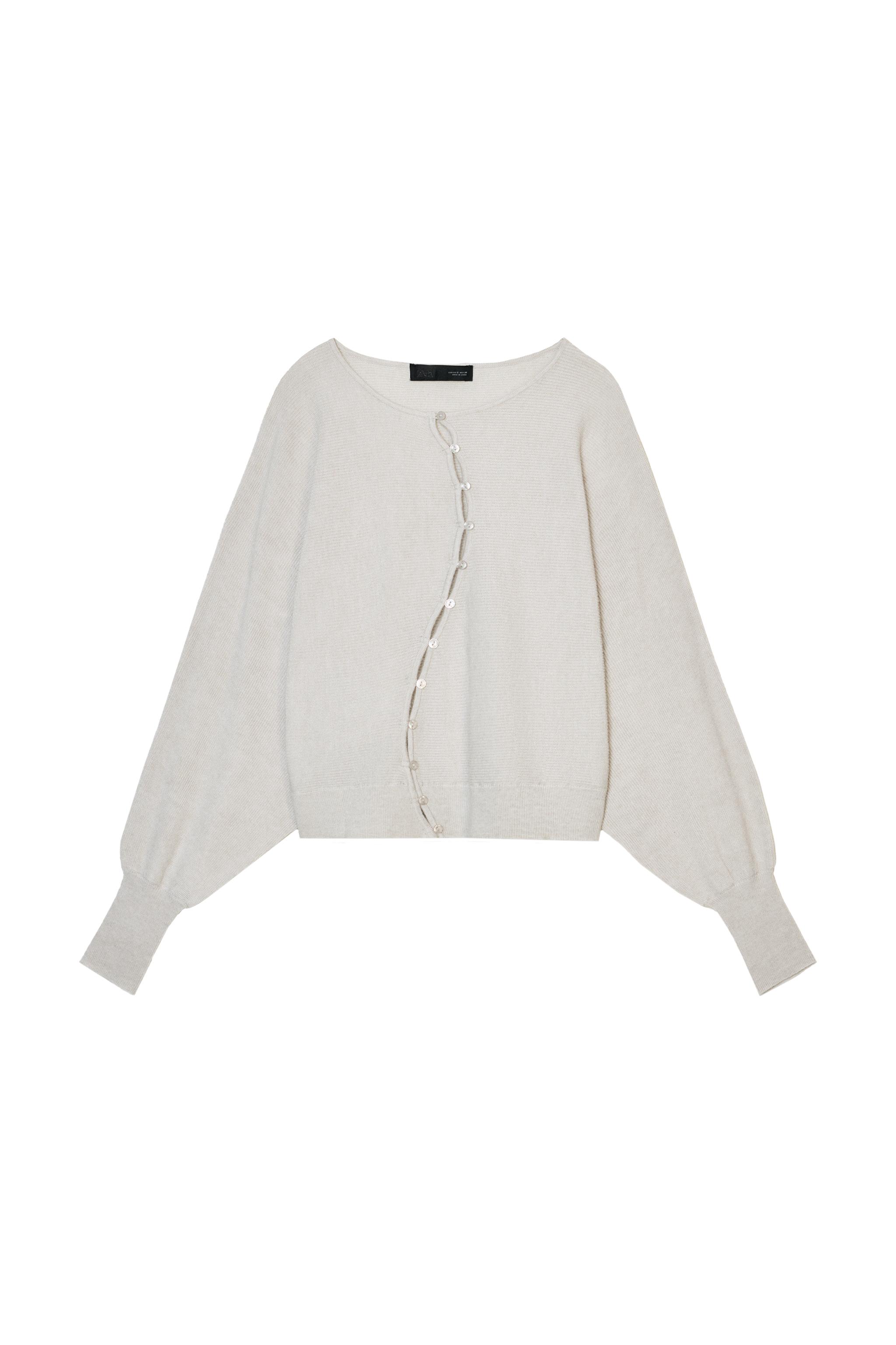 KNIT WRAP JACKET - Stone | ZARA United States