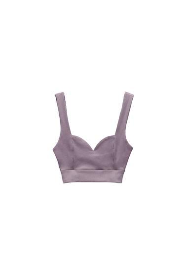 RIBBED CROP TOP