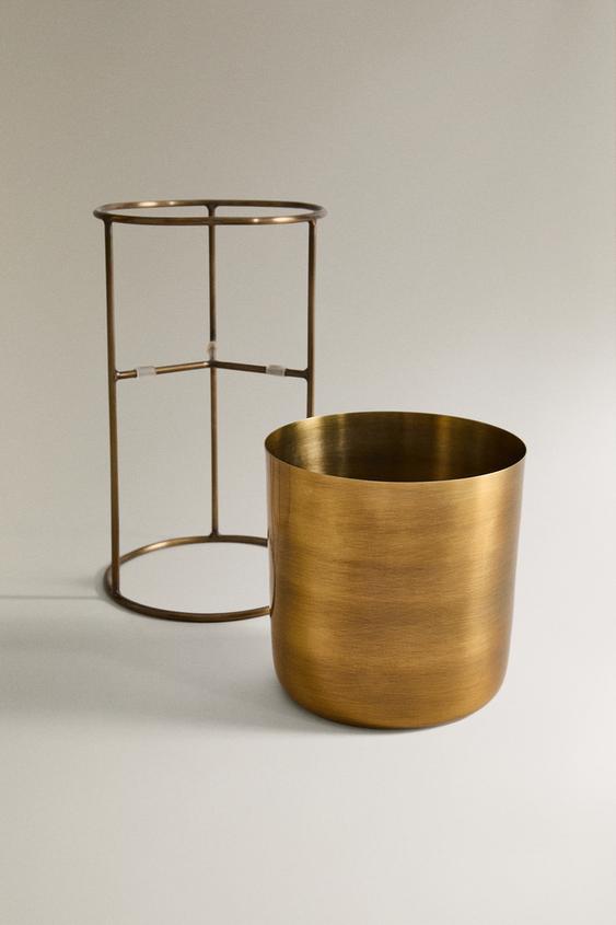 CACHE-POT MÉTAL - Doré de Zara - Image 2