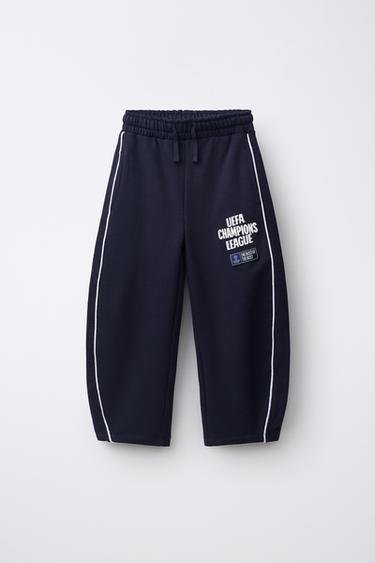 PANTALÓN BARREL ESTAMPADO UEFA CHAMPIONS LEAGUE ® - Azul de Zara