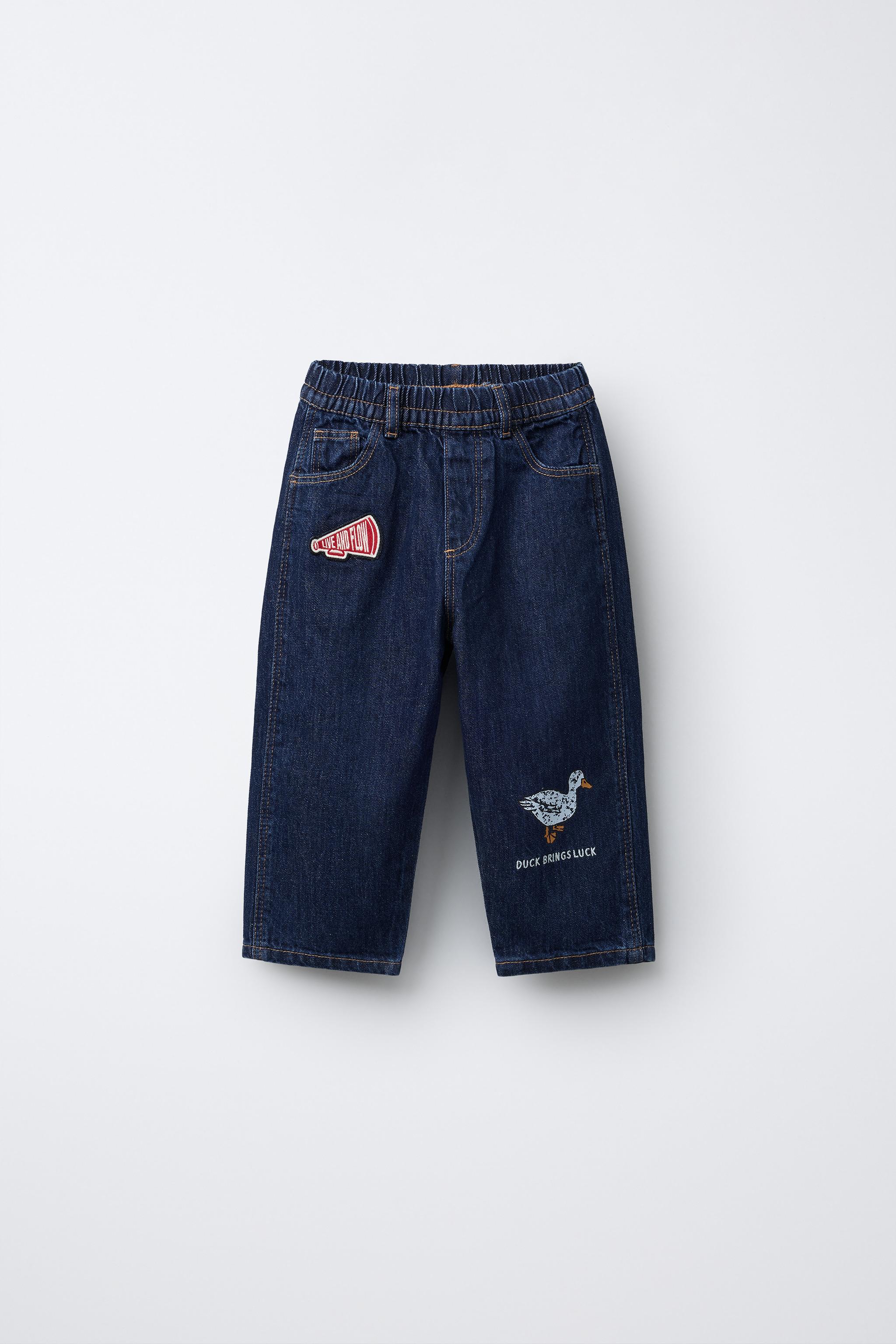 PATCHED BAGGY JEANS
