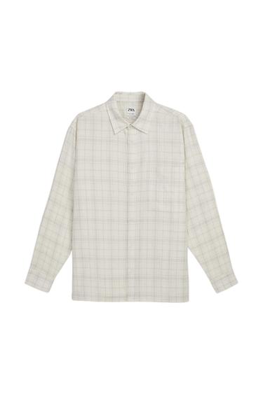 TEXTURED CHECK SHIRT