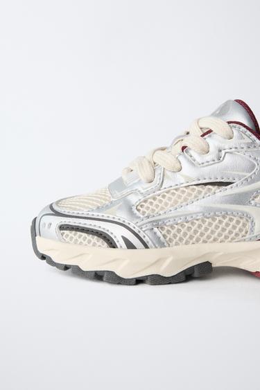 METALLIC TRAINERS - Multicoloured by Zara - Image 3