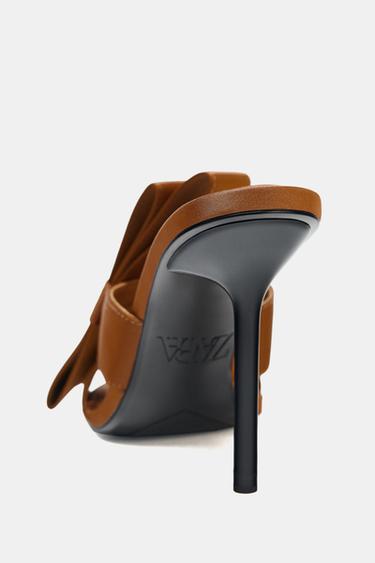 SANDALES LACET LATÉRAL - Marron de Zara - Image 6