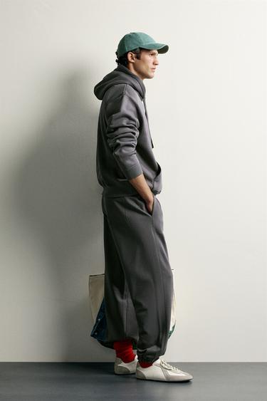 PANTALÓN CHÁNDAL BÁSICO - Antracita oscuro de Zara