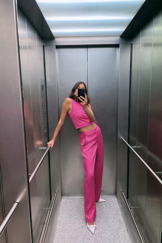 ZARA Pink Corset Top - $30 (57% Off Retail) - From AlexandraGrace