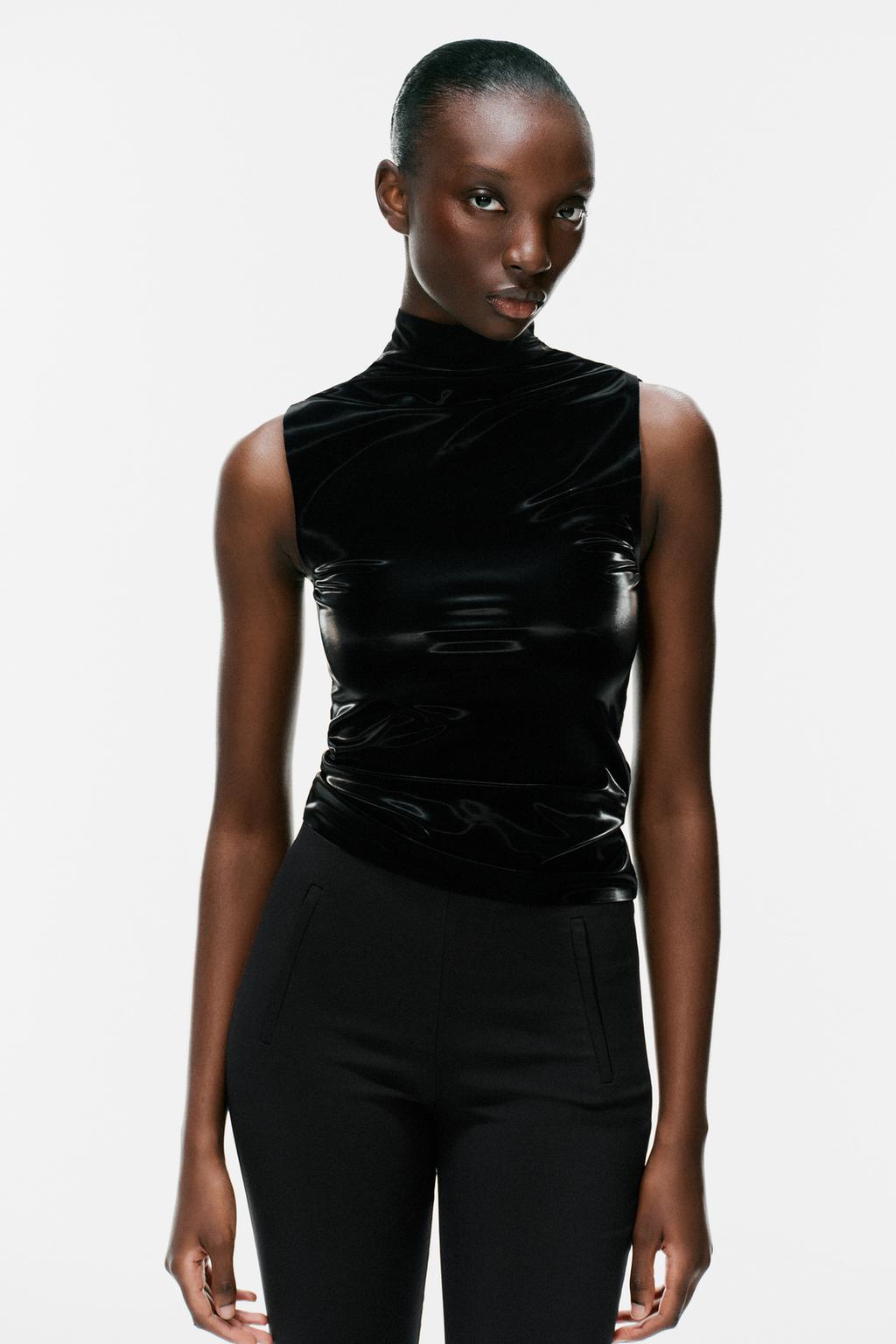 HIGH NECK TOP