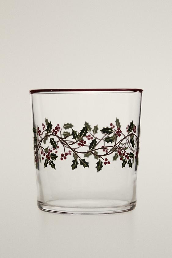 GLASS GLASS HOLLY CHRISTMAS - Red by Zara - Image 0