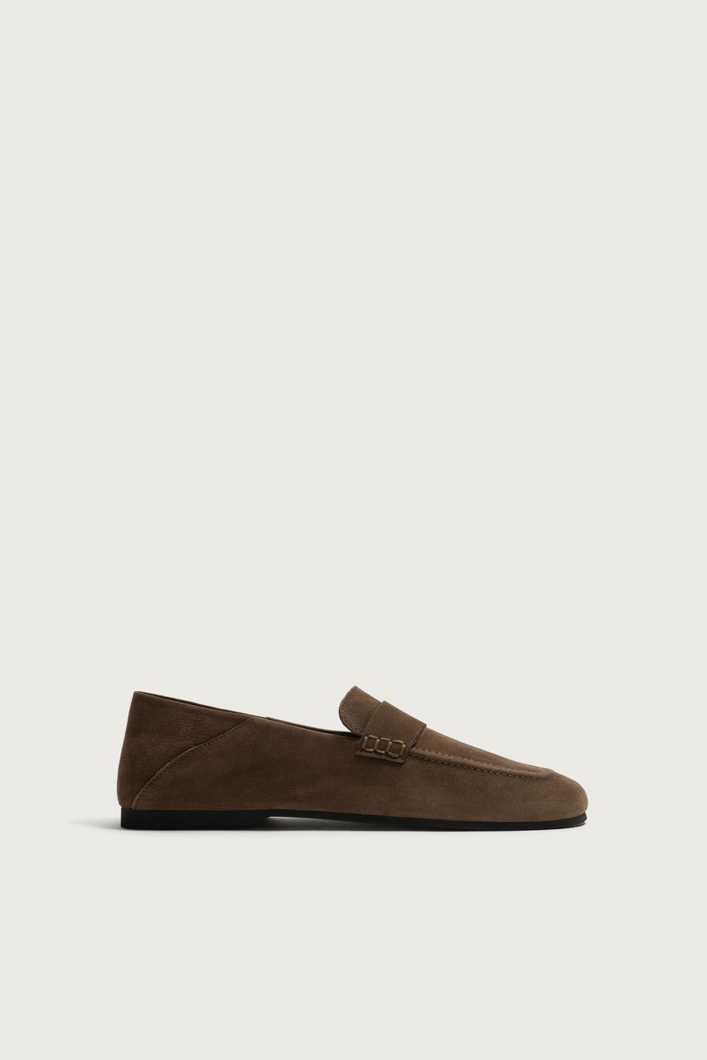 Leather Penny Loafers — Men's