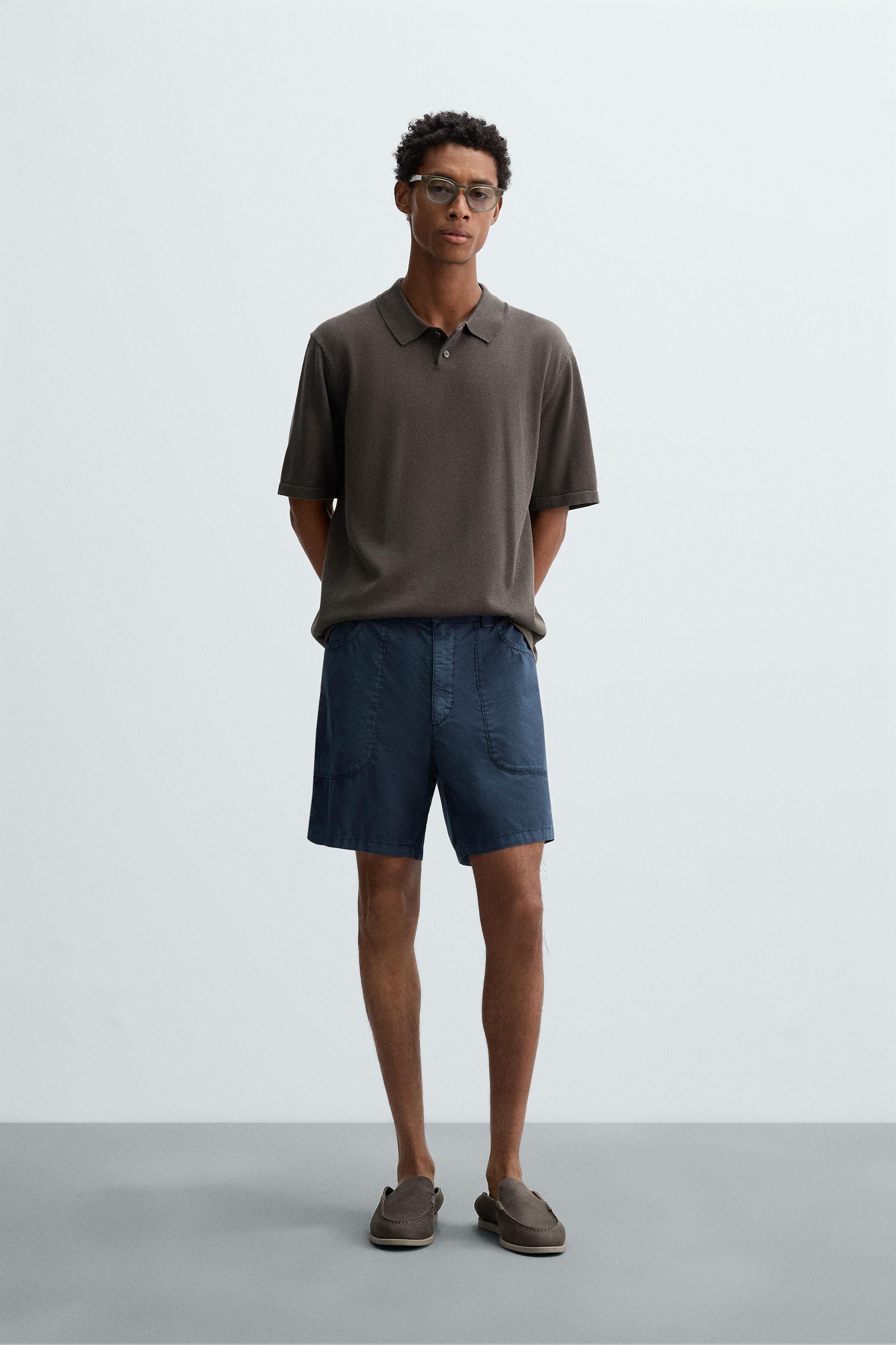 POLO EN MAILLE MÉLANGE DE COTON
