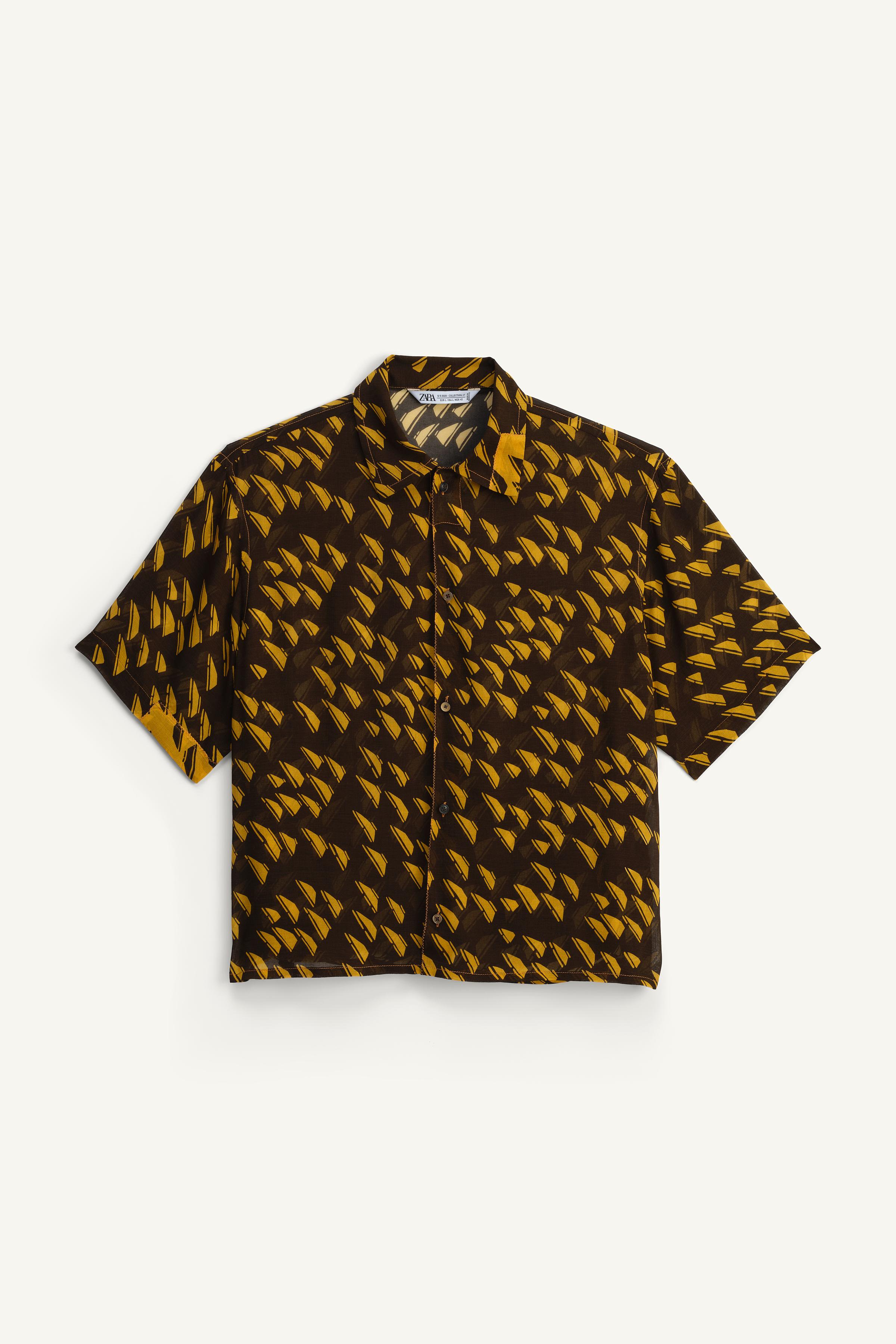 LIMITED EDITION GEOMETRIC PRINT SHIRT - Printed | ZARA LIMITED EDITION GEOMETRIC PRINT SHIRT - Printed | ZARA